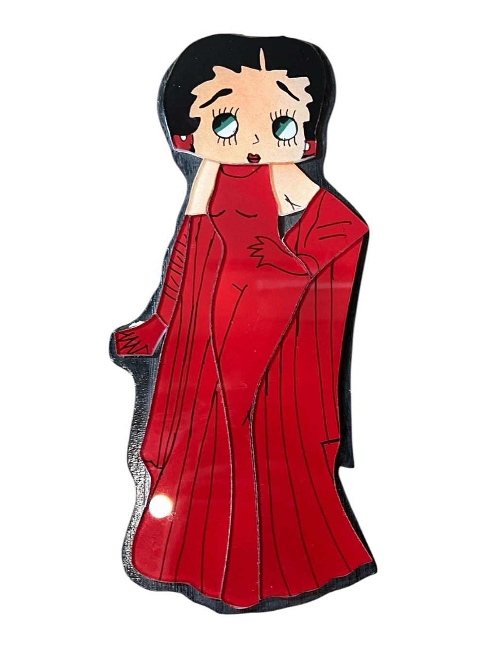 Betty Boop Red Gown decor piece
